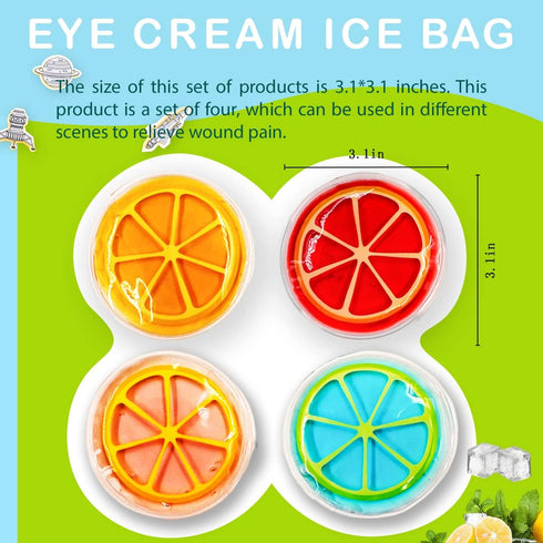 Boo Boo Ice Packs for Kids Toddler Reusable Baby Ice Pack, Kids Ice Pack, Hot or Cold Pack Gel Cooling Pad, for Pain Relief, Tired Eyes, Child Inj...