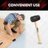 YY-2-005 Rubber Mallet Hammer With Wood Handle–8-oz, black...