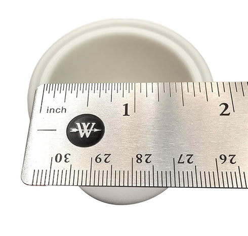 Medium Universal Carboy Bungs-Drilled-Set of 2...