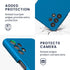 kwmobile Case Compatible with Samsung Galaxy A32 5G Case - TPU Silicone Phone Cover with Soft Finish - Blue Reef...