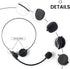 Microphone Headset Fake Rock Star Headset Toy Headset Mic Costume Accessories Concert Headphone Makeup Props (1, Large)...