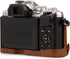 MegaGear MG1352 Olympus OM-D E-M10 Mark III Ever Ready Leather Camera Half Case and Strap, with Battery Access, Light Brown...