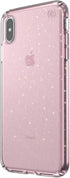 Speck Products Compatible Phone Case for Apple iPhone Xs Max, Presidio Clear + Glitter Case, Bella Pink with Gold Glitter/Bella Pink...