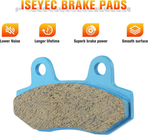 Front Ceramic Brake Pads Set for Kawasaki Brute Force 750 2005-2022/650 2006-2013, 2 sets Front Brake Pads...