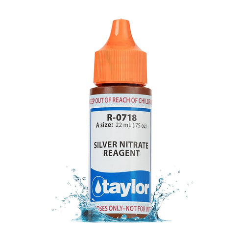 TAYLOR TECHNOLOGIES INC R-0718-A REAGENT SILVER NITRATE 3/4 OZ...