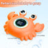 Baby Bath Thermometer,Newborn Swimming Safety Toy Thermometer?Bathtub Water Thermometer,Large Eyed Crab Toy Floating Water Temperature Gauge Baby ...