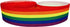 Single Face LGBTQ Stripes Rainbow Printed 3 Inch White Grosgrain Ribbon Gay Pride Cheer 5 Yards...
