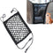 1 PC Car Pet Barrier Net, 11.4" x 10.2" Double-Layer Coarse Thick Mesh Dog Divider Between Front Seats, Retractable and Elastic Storage Mesh Bag, ...