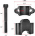 Matt Black 7/8" Handlebar Risers 30mm Height Mount Clamp Kit Compatible with Motorcycle ATV Kawasaki Honda Suzuki Yamaha Dirt Bike...