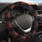 Gothic Rose Blood Skull 15 Inch Universal Steering Wheel Covers, Cute Car Accessories for Women and Girls...