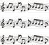 72 Feet Musical Notes Bulletin Board Borders Trim for Music Classroom Back to School Room Wall Decor Music Concert Party Decoration...