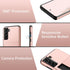 SAMONPOW Compatible with Samsung Galaxy S22 Case with Card Holder Wallet Case Shockproof Silicone TPU Hard PC Dual Layer Protective Case Compatibl...