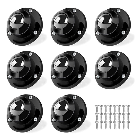 8Pcs Mini Caster Wheels, Self Adhesive Caster Wheels, 360 Swivel Universal Wheel, Low Profile Countertop Appliance Rollers for Kitchen Appliances,...