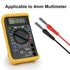 DIANN 2 Sets 16 in 1 Multimeter Test Leads Kit Digital Probes & Leads Set with Replaceable Testing Pen Test Hook Alligator Clips Banana Plug Measu...
