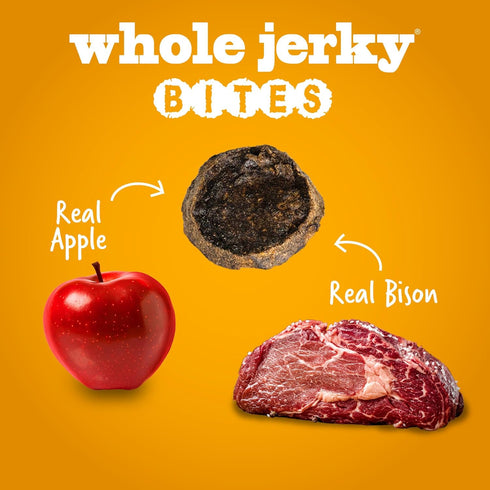 Fruitables Dog Treats – Whole Jerky Bites – Grilled Bison Dog Treats – Healthy Dog Treats – 5 Ounces...