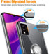 Case for TCL 30T (T603DL) Phone Case Clear with Ring Kickstand,Tempered Glass Screen Protector, Shockproof (Clear)...
