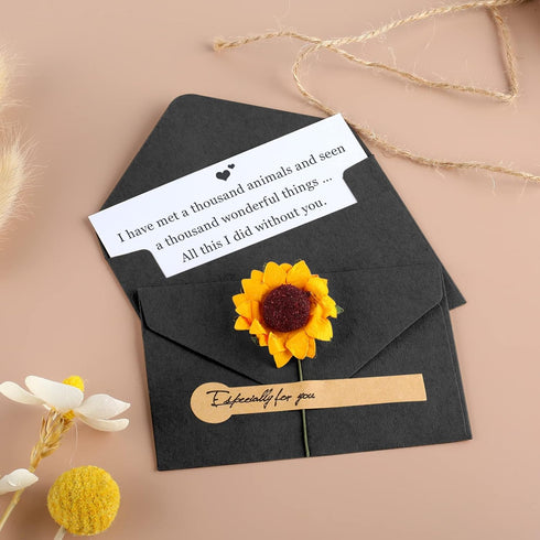 Gift Card Envelopes Black, 4"X2.75" Mini Envelopes, Kraft Small Envelopes For Weddings Cards, Rsvp Cards, Response Cards, Baby Showers, Thank You ...