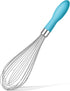 12-Inch Wire Whisk Stainless Steel, Balloon Whisks for Cooking, Wisk Wisking Tool With Soft Silicone Handle, Thick Durable Whisker for Blending, B...