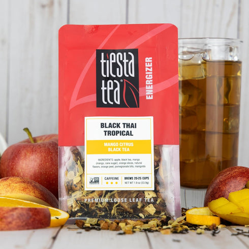 Tiesta Tea - Black Thai Tropical, Loose Leaf, Mango Citrus Black Tea, Premium Blend, High Caffeinated, Make Hot or Iced & Brews Up to 25 Cups, 1.9...