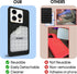 Double Sided Silicone Suction Cup Phone Mount Case for Selfies and Videos - Attach to Glass, Mirrors & Smooth Surfaces Sticky Grip for iPhone and ...