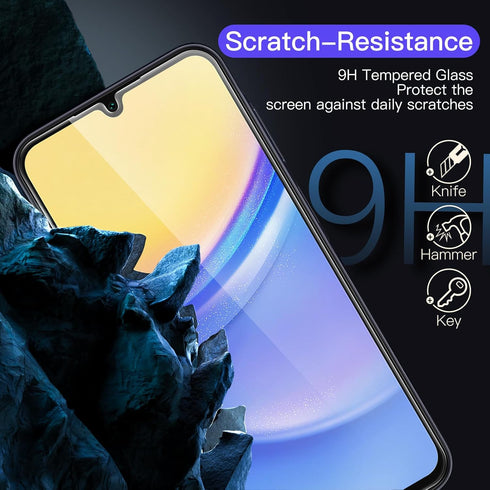 JETech Screen Protector for Samsung Galaxy A15 4G / 5G 6.5-Inch, 9H Tempered Glass Film, Anti-Scratch, HD Clear, 3-Pack......