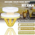 Rexka 10pcs Wheel Flare Moulding Clips DYC101420 Compatible with Land Rover Freelander Ranger Rover LR3 LR4...