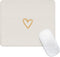 Seorsok Square Aesthetic Cute Heart Mouse Pad,Office Home Personalized Mouse Mat Design,Waterproof Funny Mousepad,Non-Slip Rubber Base Computer Mo...