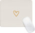Seorsok Square Aesthetic Cute Heart Mouse Pad,Office Home Personalized Mouse Mat Design,Waterproof Funny Mousepad,Non-Slip Rubber Base Computer Mo...