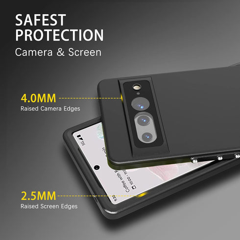 Google Pixel 7 Pro Case Waterproof, IP68 Certified Waterproof Shockproof Built-in Screen Protector Full Body Case for Pixel 7 Pro 2022 (Black)......
