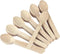 Eco-Friendly Wooden Spoons for Eating - 100-Pack 6.3" Biodegradable Disposable Spoons for Parties, Picnics, and Everyday Use...