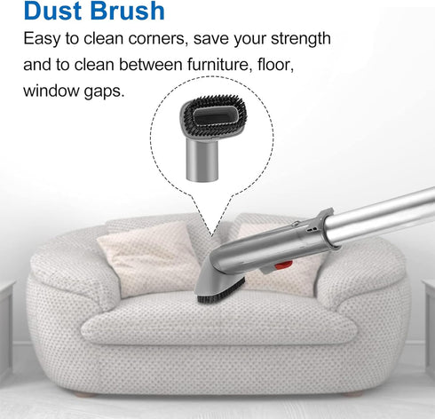 3 Packs Upholstery Tool,Crevice Tool and Dust Brush Compatible with Shark Navigator Lift-Away Vacuum Cleaner Models NV350, NV351, NV352, NV355, NV...