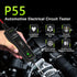 P55 Electrical Tools Circuit Tester Component Activation Continuity Test Trailer Light Tester Jumper Lead Function 12V-24V Short Circuit Located O...
