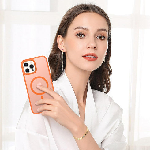 BENTOBEN for iPhone 12 Pro Max Magnetic Case, iPhone 12 Pro Max Phone Case Compatible with MagSafe, Translucent Matte Shockproof Anti-Fingerprint ...