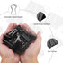 Binder Clips Paper Clamps 1 Inch (48 Pack), Black Office Clips with Clear Storage Container, Bulldog Clips, Paper Clips, Office Supplies...