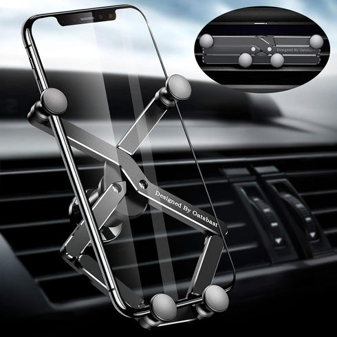 OATSBASF Car Phone Holder Mount 2023 Upgrade Gravity Car Phone Mount, Hands Free Phone Holder, Gravity Air Vent Car Mount, Suitable for Mobile Pho...