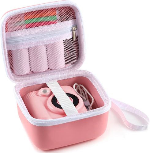 Lumus&Solem Pink Kids Camera Case for Instant Cameras - Storage Bag Compatible with Digital Video Cameras for Girls and Toddlers?Case Only?...