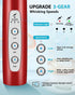 Milk Frother Rechargeable Handheld-Electric Whisk 3 Speed Adjustable, Frother Wand Coffee with 3 Stainless Whisks, Electric Foam Maker, Drink Mixe...