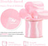 HUIHUANG Pink Satin Wired Ribbon 2.5 inch Light Pink Double Sided Satin Wire Ribbon for Easter Bows, Gift Wrapping, Wreaths, Garland, Home Decor, ...