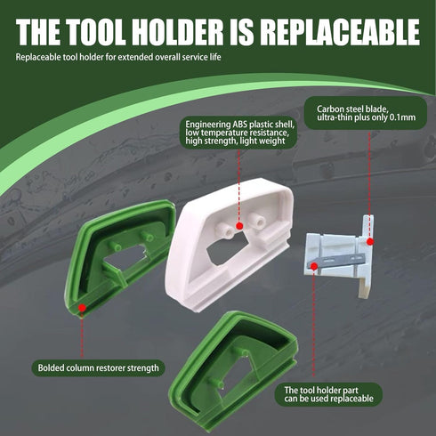 1 PC Car Windshield Wiper Regroover, Cleaning Car Wiper Blade Cutter Repairer, ABS Wiper DIY Smart Quickly Repair Tool, Maintenance Accessories, C...