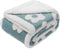 Luciphia Waterproof Dog Cat Blanket Fluffy Thick Fleece Pet Blanket,Washable Double Sided Sherpa Calming Blankets Flower Print Blankets for Medium...