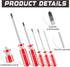 Triwing Screwdriver Set Magnetic Point Y Tip 5 Sizes 1.5mm 2mm 3mm 4mm 5mm, Magnetic Tri-wing Screwdriver Set with Plastic Handle...
