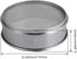 RDEXP Flour Sifter Flour Sieve Stainless Steel Round Sifter for Baking Powdering...