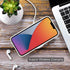 MZELQ Silicone Wallet for iPhone 14 Case, Card Holder Camera Protection Cover for iPhone 14 Case + Screen Protector, Card Slot Cute Case Compatibl...