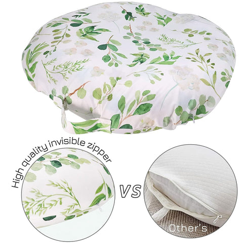 TANOFAR Green Leaf Lounger Cover for Newborn, Breathable & Reusable Removable Slipcover for Baby, Snugly Fit...