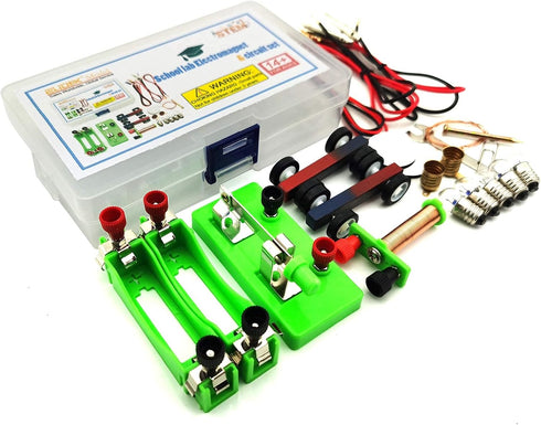 EUDAX DIY Physics Experiment Model Kit Electromagnetic Materials Electromagnet and Basic Electricity Discovery Circuit for School Lab Creative Edu...