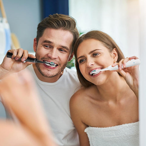 Toothbrush Heads for Waterpik Triple Sonic Tooth Brush, Complete Care 5.0/9.0, AquaSonic Duo and Home Dental Center Electric Toothbruh, 10 Count(P...