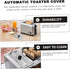 1pc Toaster Cover Small Appliance Cover Toaster Appliance Top Toaster Top Cover Lid for a Toaster Toasters Bread Maker Upper Cover Stainless Steel...
