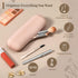 LANDNEOO Travel Makeup Brush Holder, Magnetic Anti-fall Out Silicon Organizer Bag Case, Large Portable Cosmetic Face Brushes Holder, Toiletry Orga...