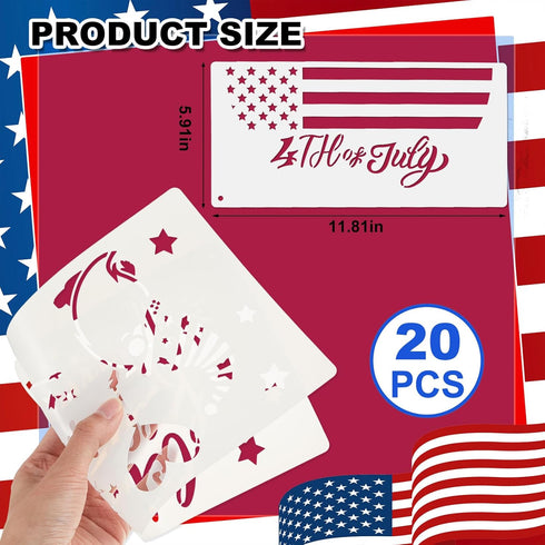 20 Pcs Welcome Stencils for Painting on Wood 11.81 x 5.91'' Large Welcome Letters Stencils Half Round Stencils for Wood Sign Plastic Word Farmhous...