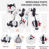 Koty Car Seat Toys, Infant Baby Spiral Plush Activity Hanging Toy for Stroller Bar Pram Crib with Music Box BB Squeaker & Rattles(Black Fox)...